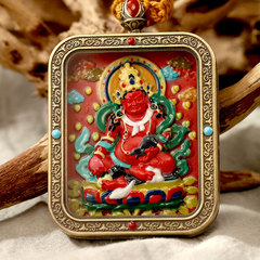 彩绘平安如意守护神吊牌